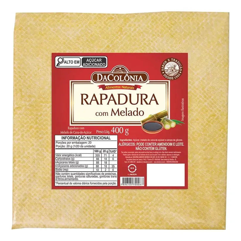 DaColônia Rapadura de Melado (400g)